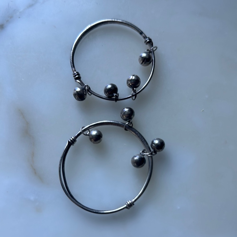 Sterling Silver Baby foot bracelet